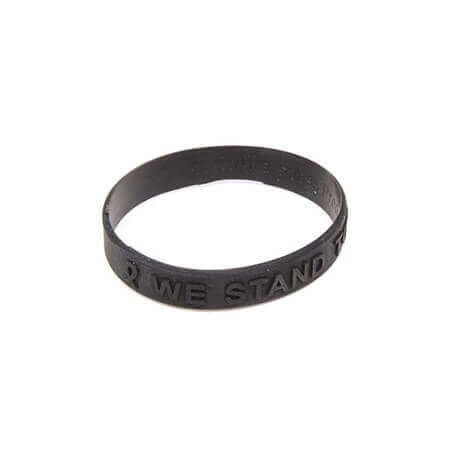 Black Ribbon Awareness Child Silicone Bracelet Fundraising 25 Pack 1 Black Ribbon Awareness Child Silicone Bracelet Fundraising 25 Pack