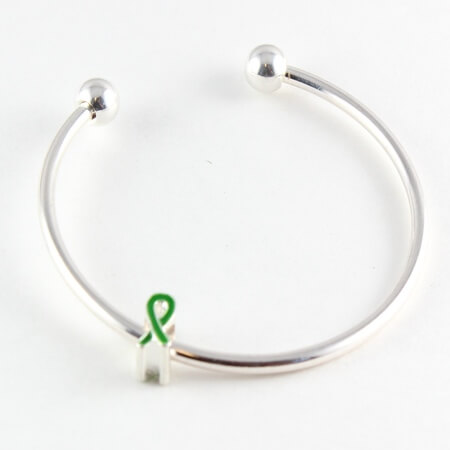 Green Ribbon on cuff 450x450